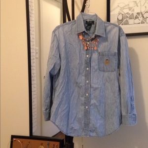 Ralph Lauren Oversized Men's Denim Shirt